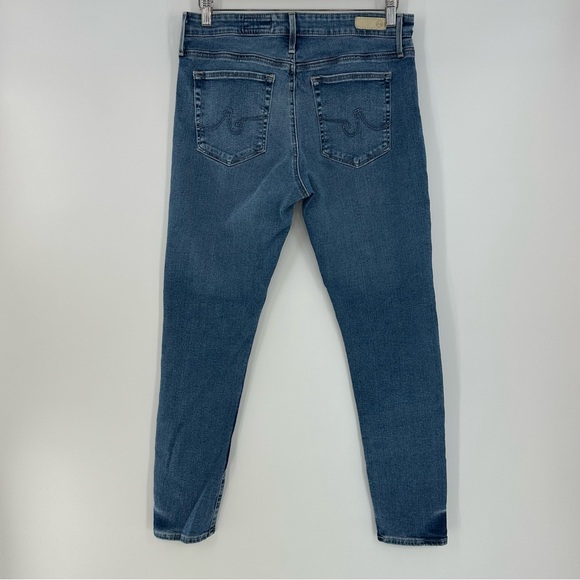 AG Adriano Goldschmied Farrah Ankle High-Rise Skinny Blue Size 31 - Picture 2 of 13